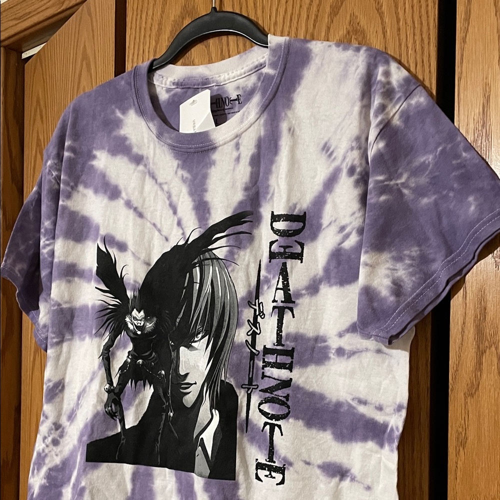 🌺SALE🌺 Urban Outfitters Purple Tie-Dye Death Note Tee - Picture 5 of 9